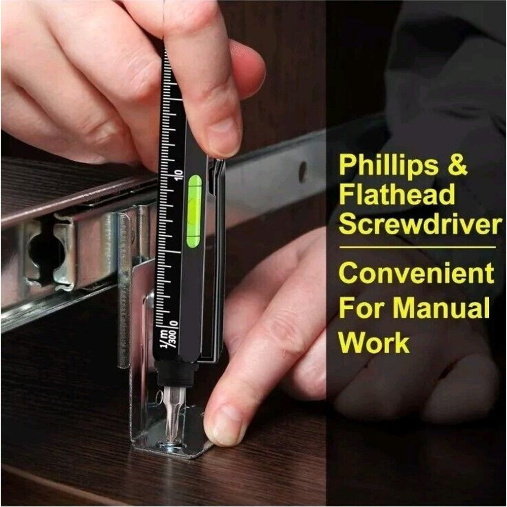 11‎ in 1 Multitool Pen with LED, screwdriver, Stylus, Level. Great Gift Idea. - Picture 5 of 7